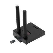 V1.3 MMDVM HS Dual Hat Duplex Hotspot Bundle für Raspberry Pi Zero W, OLED, 16G -Kartenantenne und Metallgehäuse