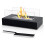 Indoor Tabletop Firepit - 2,000 BTU, 35x18x14.5cm, Black/White 1