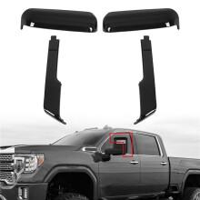 Cubiertas para Espejo Retrovisor Superior de Coche para Chevy Silverado Sierra 2500 3500 HD 2020-2021 Cubiertas Laterales para Espejo Retrovisor