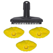 Steam Handheld Brush Microfibre Cloth Set for SC1 SC2 SC3 SC4 SC5 Steam Cleaner Hand Nozzle Spare Parts