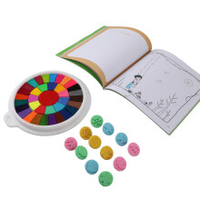 Kit de peinture au doigt pour enfants tampon encreur multicolore