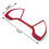 For   2016-2019 10Th ABS Red Inner Dashboard Frame Panel Cover Trims 6