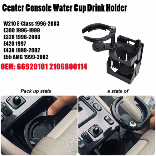 Vassoio Portabicchieri per Console Centrale Auto A2106800114 per - W210 E55 E300 E320 E420 E430 1996-2002 2