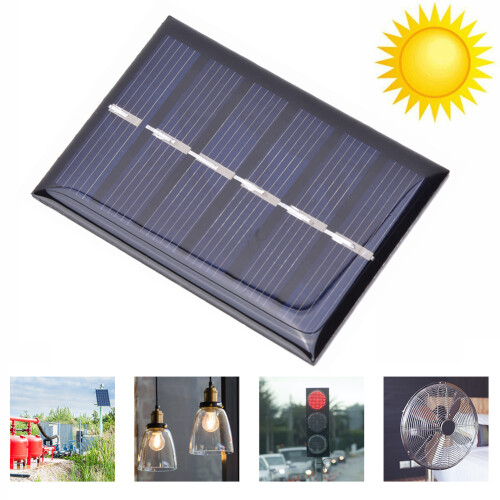 3Pcs 100mA 0.3W Polysilicon Solar Panel Charger 65x48mm