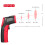 KKmoon-50~480C-132.892.837mm-Black/Red 8