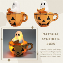 LED Halloween Night Light Battery Powered -Themed Mood Light Bathtub Accent Lamp for Halloween Party