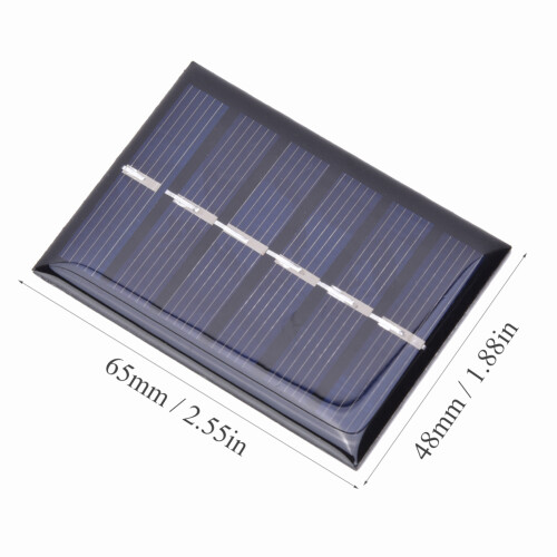 65x48mm 0.3W Poly Solar Panel 3-Pack 1