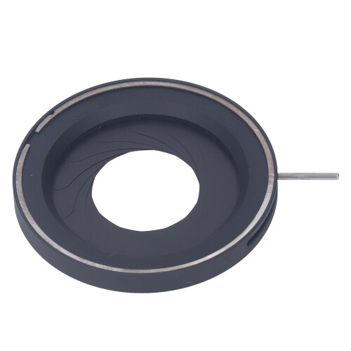 Adjustable Aluminum Alloy Microscope Iris Diaphragm 3-52mm for Camera & Optical Use 2