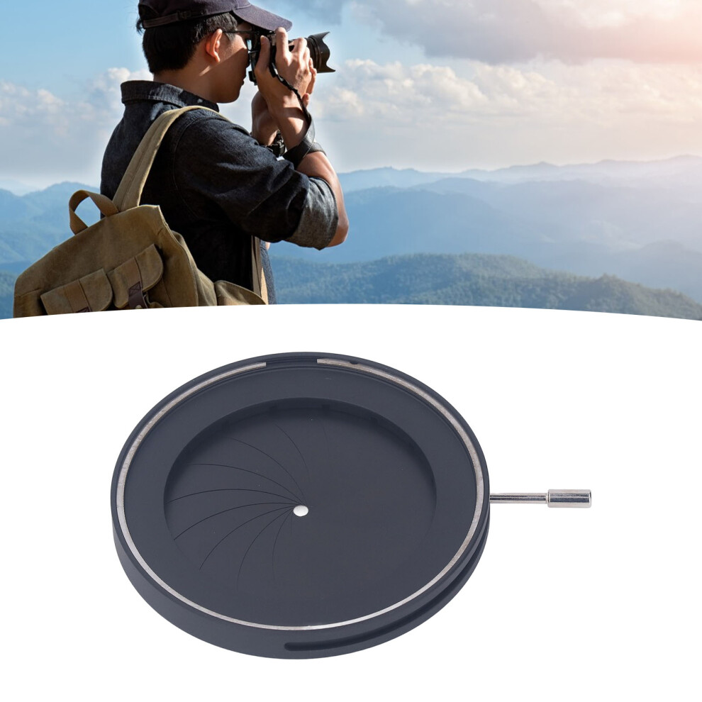 Adjustable Iris Diaphragm For Microscope 2Â50Mm Aluminum Alloy Optical Tool 4981388346576