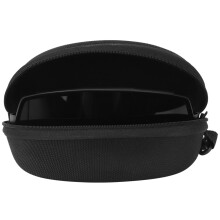 Outdoor-Radfahrbrille Schwarzer Rahmen Graue Linse Anti-UV Staub Stoßfest 916