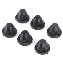 6pcs Rubber Engine Cover Grommet for 2.0 TDI 140-170 PS Black