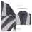 Dunkelgrauer Color-Block-Strickpullover mit offener Front XXL 4