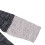 Dunkelgrauer Color-Block-Strickpullover mit offener Front XXL 8