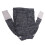 Dunkelgrauer Color-Block-Strickpullover mit offener Front XXL 10