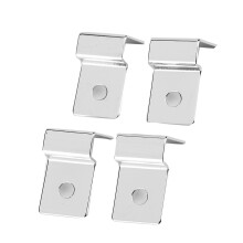 4 Stück Edelstahl-Fischbecken-Unterstützungsbügel Aquarium-Abdeckclip 10mm