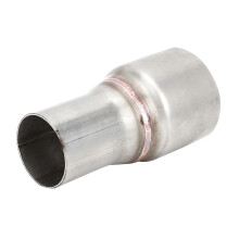304 Edelstahl-Abgas-Reduzierrohr 63 mm auf 45 mm Gerade Kupplung