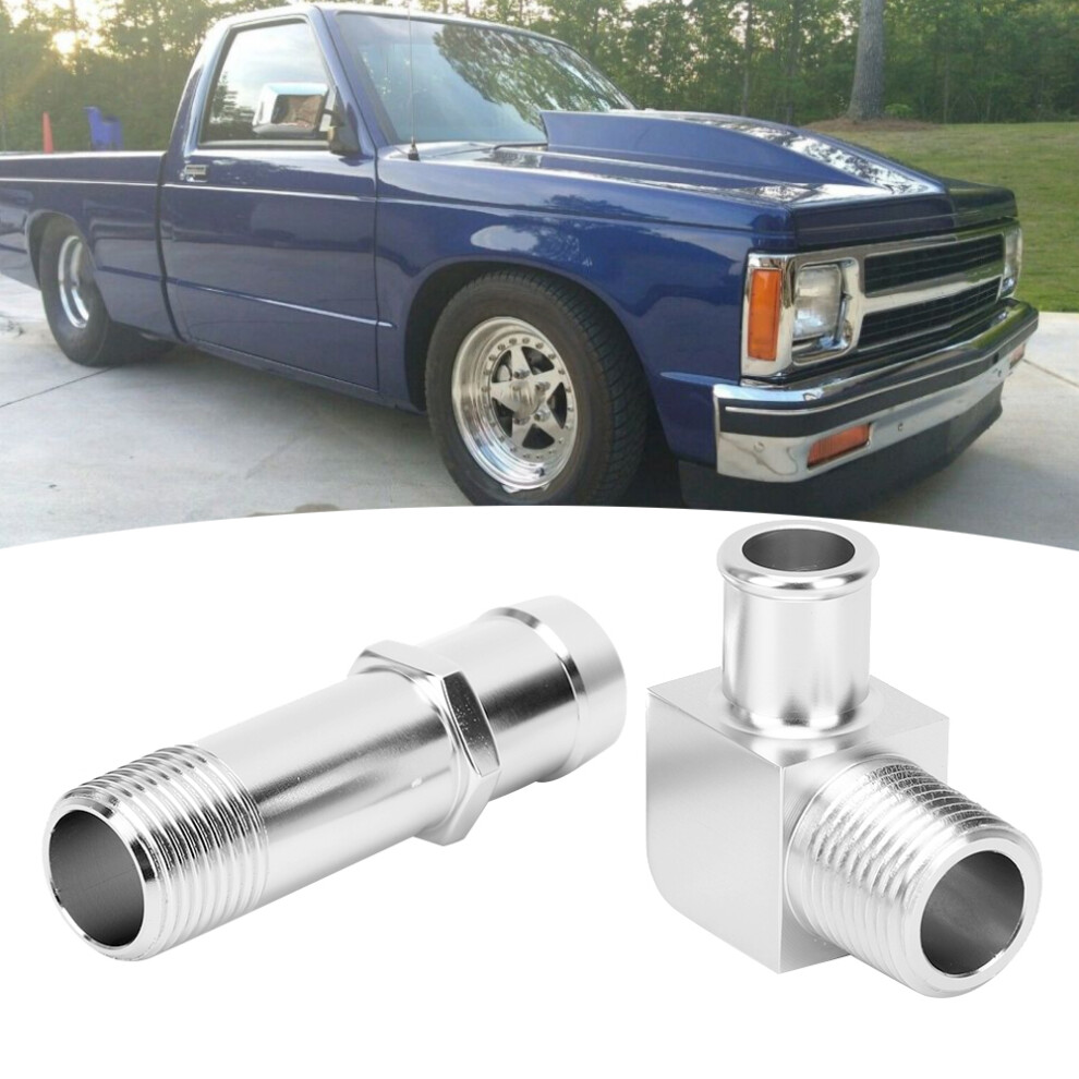Heater Hose Fitting 3/4In Water Pump 5/8In 90 Aluminum 9514X 8491388348778