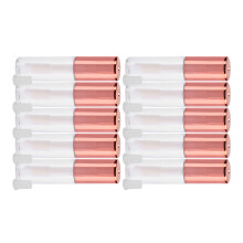 Rouge Gold Lippen Gloss Tübchen 10 Stück 1,2 ml Kosmetikbehälter mit Stopfen DIY
