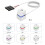 2M Portable LED Lights Computer Desktop  PC External Start Power /Off Button Extension Cable,  Light 3
