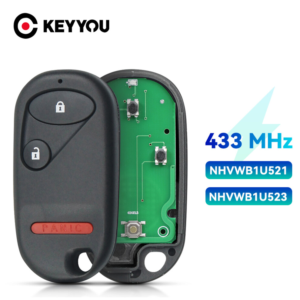 2 1Buttons Nhvwb1u523 Nhvwb1u521 For Honda Civic Pilot 2003 2004 2005 Key Keyless Entry Remote Car Key 433Mhz 6935161636468