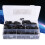 Black Plastic Nylon Cable Clamp Set 200pcs R & P Type Wire Script Fasteners 6