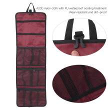 Purple Red Nylon Climbing Gear Storage Bag, Quick Hang Mountaineering Pouch