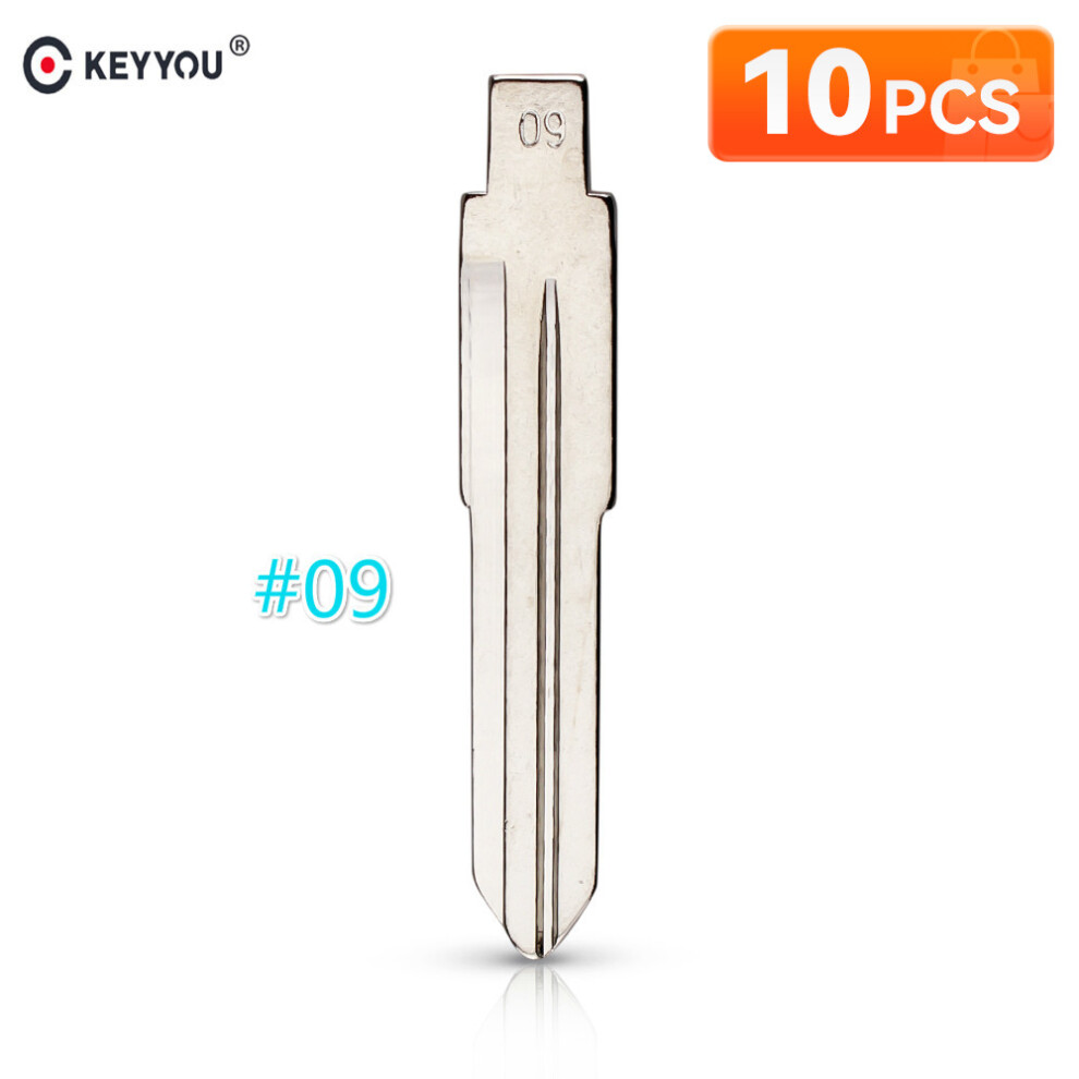 10Pcs 09# Kd Key Blade Maz24 Car Key Blank For Kd Keydiy Vvdi Flip Remote For Mazda Vizi 323. 626. 929 6935161630220