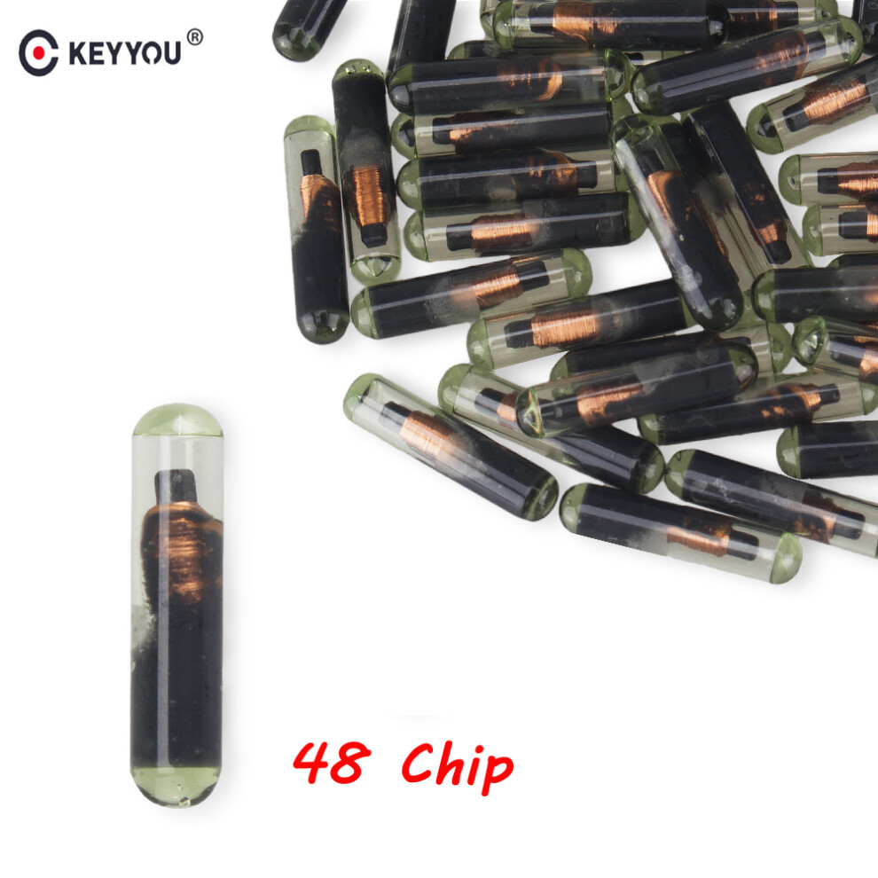 10X Car Key Glass Transponder Id48 Id 48 Chip T6 Crypto Unlocked Chip For Vw Audi Seat Skoda Porsche 6935161632477