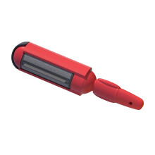 Wiederverwendbarer Tierhaarreinanzen-Roller, Ergonomischer Griff, Rot