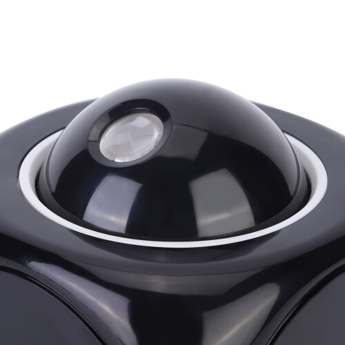Multifunctional LCD Projection Alarm Clock with Temperature, Black 2