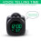 Multifunctional LCD Projection Alarm Clock with Temperature, Black 9