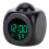 Multifunctional LCD Projection Alarm Clock with Temperature, Black 16