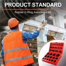347PCS Rubber O- Assortment Kit Buna-N Gasket Sealing Replacement O-Rings for Plumbing Faucet Repair