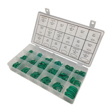 270Pcs Green Sealing Ring Repair Boxed O-Ring Nitrile Rubber Ring Gasket High Pressure High Temperature Rubber Ring