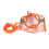 Breathable Adjustable Reflective Pet Harness Leash for Small Medium Cats Orange S 3
