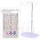 3 Cones Embroidery Thread Holder Spool Stand Purple - 36x19.5cm 7