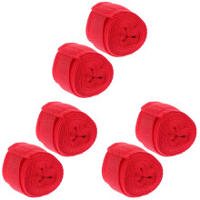 Breathable Boxing Hand Wraps Red Cotton Wrist Bandage for Fitness