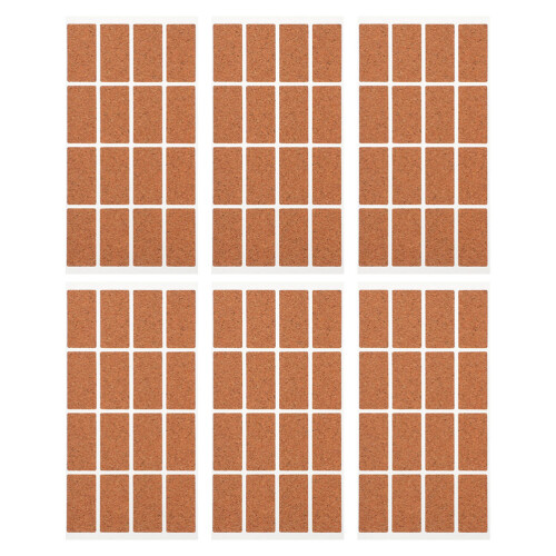 18Sheets Chocolate Self-Adhesive Writable Labels for Creative DIY Use 2