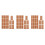 18Sheets Chocolate Self-Adhesive Writable Labels for Creative DIY Use 5