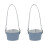 2Pcs Protective Blue PU Coffee Holders with Long Handle Strap 3