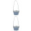 2Pcs Protective Blue PU Coffee Holders with Long Handle Strap 5