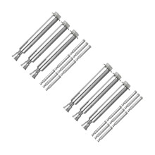 24Pcs Silver Iron Expansion Bolts for Fixing High-Strength Fasteners
