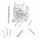400Pcs Seamless Bothway Skirting Nails for Baseboard and Door Frame 9
