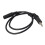 3,5mm Headphone Extension Kabel Schwarz Mit Metallsteckern 8