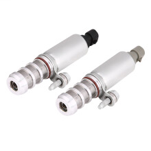 Intake & Exhaust Camshaft Solenoid Valve Set 12x4.3cm Silver