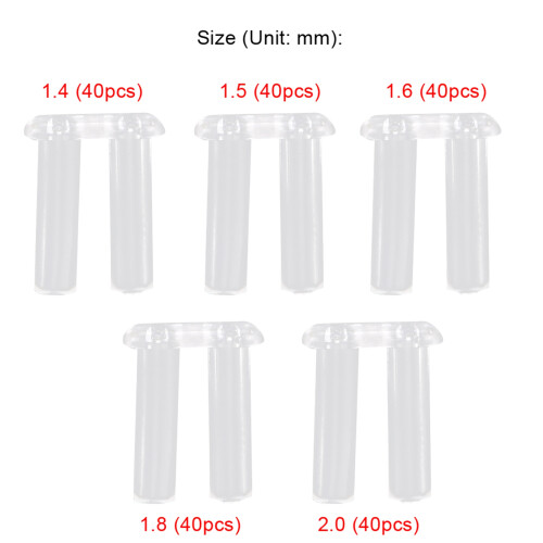Plastic Rimless Eyeglasses Buckle Frame Accessories for Rimless Specs & Frames 1