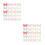 400Pcs Bowknot Shaped Flatback Beads Colorful Plastic DIY Craft Charms 8