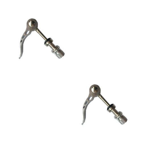 2Pcs Quick Release Silver Aluminium Alloy for Cycle Repair 1