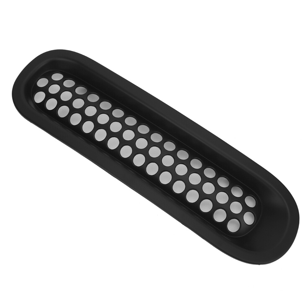 7Pcs Mesh Grille Insert Fits Jeep Jk Wrangler 2007-2015 Black 8361392598042