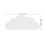 Tableau Autocollant Nuage Effaçable Murale Auto-Adhésive 2